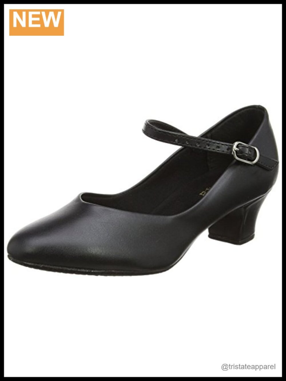 So Danca Mid-Heel Dance Shoes Vegan Synthetic Leather Buckle Closure
